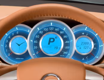 Комбинация приборов Nissan Intima Concept '10.2007