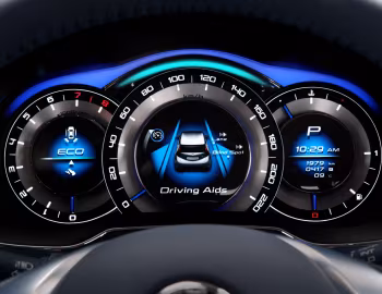 Комбинация приборов Nissan Invitation Concept '03.2012