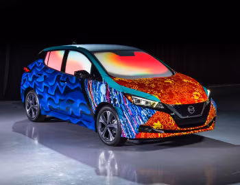 Nissan Leaf 'Wrinkle in Time" "Mrs. Whatsit" Art Car '2018