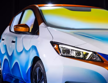 Nissan Leaf 'Wrinkle in Time" "Mrs. Who" Art Car '2018