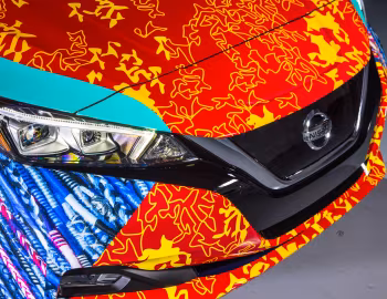 Nissan Leaf 'Wrinkle in Time" "Mrs. Whatsit" Art Car '2018