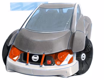 Скетч Nissan Nails Concept '10.2001