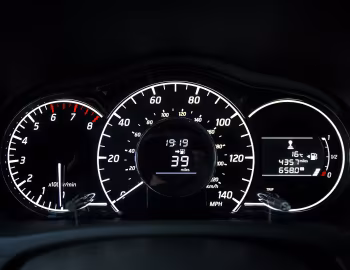 Камбінацыя прыбораў Nissan Note N-Tec [UK-spec] '2015–17