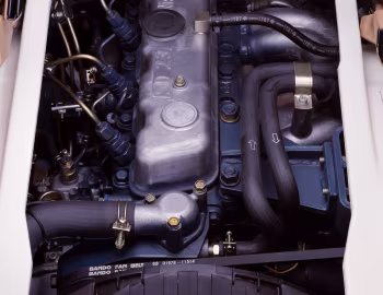 Under the hood Nissan SD23