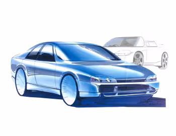 Sketch Nissan Skyline (R33) '1993–98