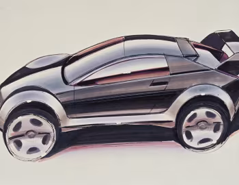 Эскиз Nissan Trail Runner Concept '1997