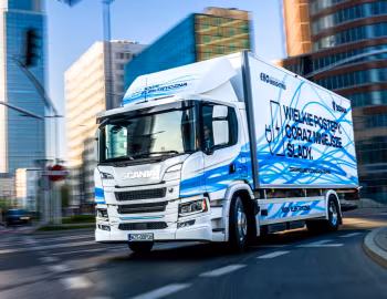 Scania 25 P BEV 4×2 with IGLOOCAR delivery body '2024–????