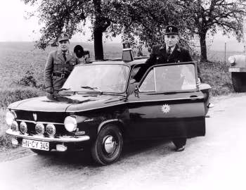 NSU Prinz 4 Polizei Streifenwagen '1964