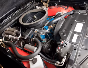 Under The Hood 1971 Oldsmobile 442 W-30 Convertible (4467)