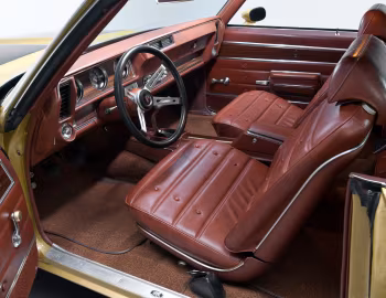 Interior 1971 Oldsmobile 442 W-30 Holiday Coupe (4487)