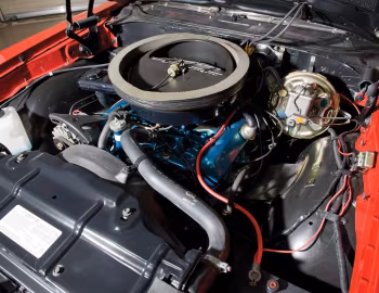 Under The Hood 1971 Oldsmobile 442 Convertible (4467)