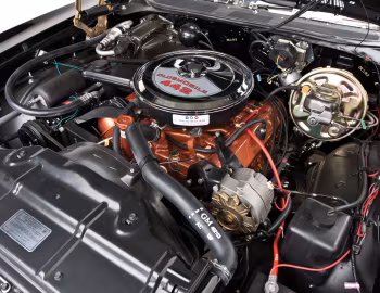 Under The Hood 1969 Oldsmobile 442 Convertible (4467)