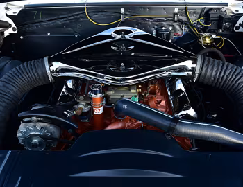 Under The Hood 1966 Oldsmobile 442 Deluxe W-30 Holiday Coupe (3617)