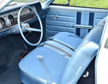 Interior 1966 Oldsmobile 442 Deluxe W-30 Holiday Coupe (3617)