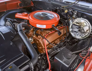 Under The Hood 1968 Oldsmobile 442 Holiday Coupe (4487)