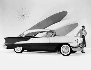 1955 Oldsmobile 88 Holiday Coupe (3637)