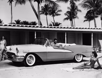 1955 Oldsmobile 98 Starfire Convertible (3067DX) '1954–55