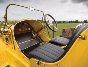 Interior 1911 Oldsmobile Autocrat "Yellow Peril" (Series 28)