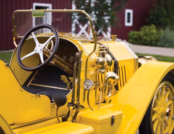 Interior 1911 Oldsmobile Autocrat "Yellow Peril" (Series 28)