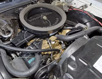 Under The Hood 1970 Oldsmobile Cutlass Supreme Convertible Indy 500 Pace Car (4267)
