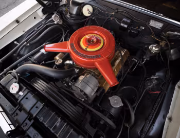 Under The Hood 1964 Oldsmobile F-85 Cutlass 442 Holiday Coupe (3237)