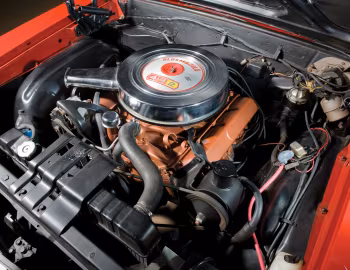 Under The Hood 1972 Oldsmobile Cutlass Supreme 442 L75 Convertible (CSU J67)