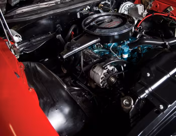 Under The Hood 1970 Oldsmobile Cutlass Supreme SX Convertible (34267)