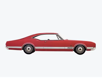 1967 Oldsmobile Delta 88 Custom Holiday Coupe (5487)