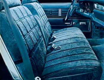 Интерьер 1976 Oldsmobile Delta 88 Royale Hardtop Sedan (3B N39)