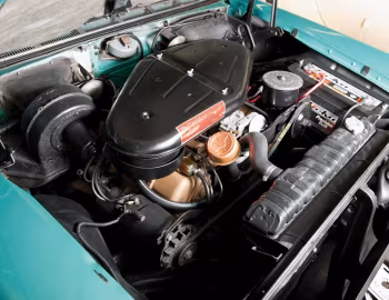 Under The Hood 1957 Oldsmobile Super 88 Convertible (3667DTX) '1956–57