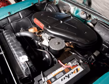 Under The Hood 1957 Oldsmobile Super 88 Convertible (3667DTX) '1956–57
