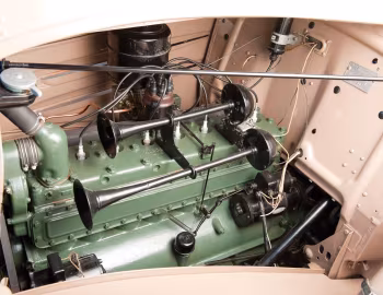 Under The Hood 1934 Oldsmobile L-34 Eight Convertible (34418)