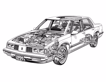 1985 Oldsmobile Ninety-Eight Regency Sedan (X69)