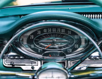 Dashboard 1957 Oldsmobile Starfire 98 Convertible (3067DX)