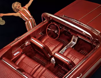 Interior 1961 Oldsmobile Starfire Convertible (3667)