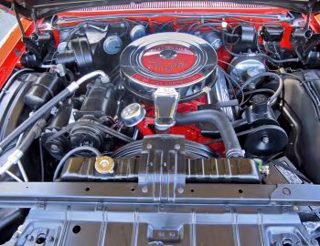 Under The Hood 1962 Oldsmobile Starfire Holiday Coupe (3647)