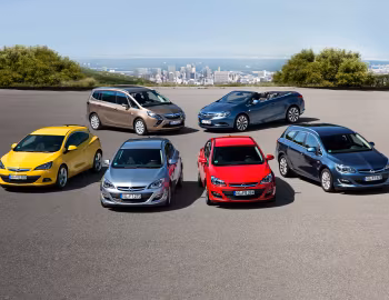 Opel Astra, Opel Cascada, Opel Zafira