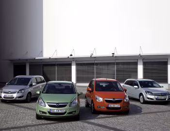 Opel Agila ecoFLEX, Opel Astra, Opel Zafira, Opel Corsa