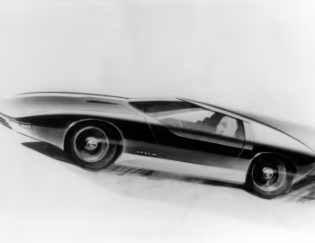 Boceto Opel CD Concept '1969