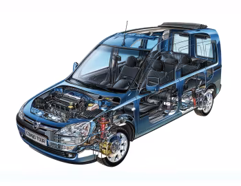 Opel Combo Tour Canvas Top '2001–03