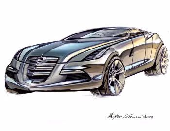 Эскиз Opel Insignia Concept '09.2003