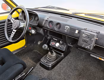 Interior Opel Kadett GT/E Group 2 Rallye Car (С) '1975–77