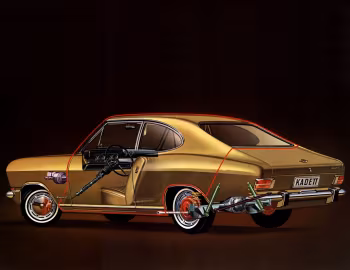 Opel Kadett LS Coupe (B) '1967–73