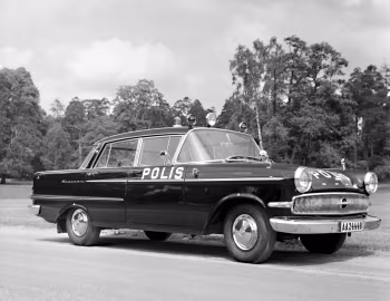 Opel Kapitän Polis [Sweden] (P2) '1959–64