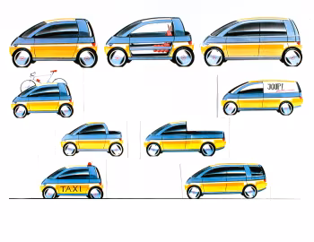Boceto Opel Maxx