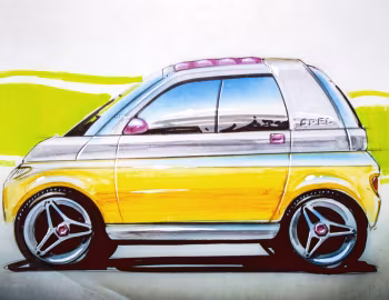 Boceto Opel Maxx