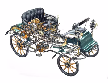 Opel Motorwagen System Lutzmann 3-Sitzer '1899