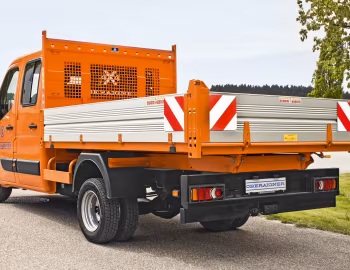 Opel Movano 4×4 Double Cab chassis with tipper body '2019–21