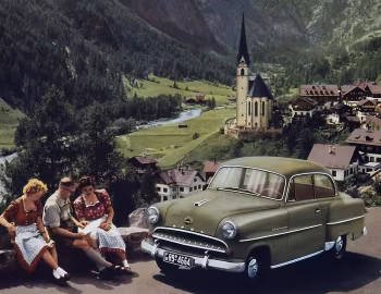 Opel Olympia Rekord zweitürige Limousine '1955