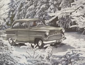 Opel Olympia Rekord zweitürige Limousine '1956